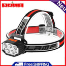 Portable Headlight Motion Sensor Camping Waterproof Rechargeable Mini Flashlight