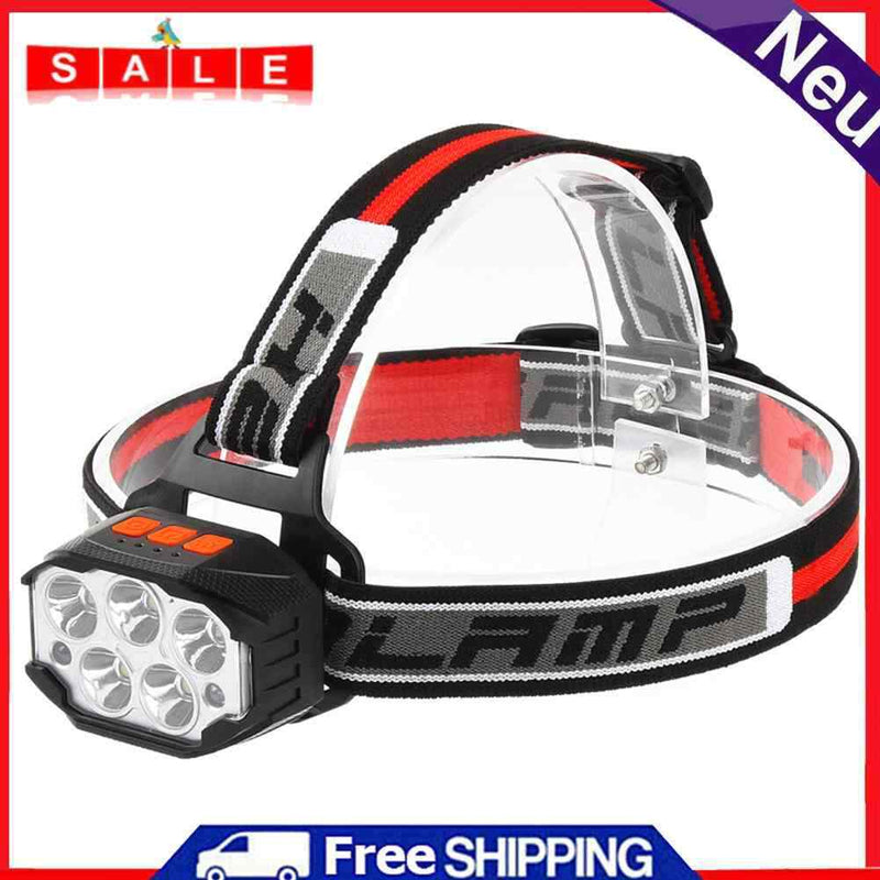 Portable Headlight Motion Sensor Camping Waterproof Rechargeable Mini Flashlight