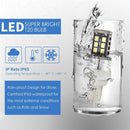 GETODAN A Pair T20 15SMD 2835 LED Car Truck Indicator Taillight Lamp Bulb