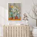 Home Flower Oil Paint By Numbers Kits Canvas Picture DIY Home Decoration Gift