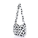 Winter Large Capacity Cow Grain Handbags Shoulder Bags Messenger Bag Crossbody