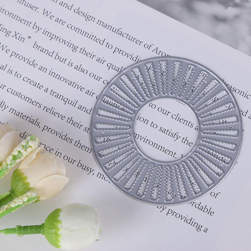 Metal Circle Ring Cutting Dies Stencils DIY Scrapbooking Album Dairy Decor