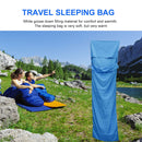 Single Close-Fitting Sleeping Bag Portable with Zipper Anti-Static for Traveling