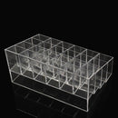 24 Trapezoid Clear Makeup Display Lipstick Case Cosmetic Organizer Holder