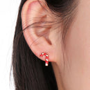 Stocking Snowflakes Drop Dangle Christmas Earrings Set Ear Pendants Ear Studs