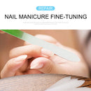 Glass Nail File Block Nail Polish Sanding Buffer Strips Polishing (Green) Newly