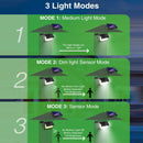 LED Solar Light PIR Motion Sensor 3 Modes Outdoor Street Wall Lamp (318LED)