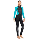 DIVE SAIL Women Wetsuits Long Sleeve Snorkeling Body Diving Suit (Green XS)