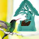 Bird Feeders Felt Hanging Birdhouse for Outside Garden Yard Decor (Green)