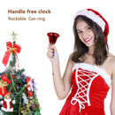 Christmas Hand Bell Santa Claus Jingle Bells Wedding Party Decor (Red) Newly
