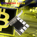 PCI-E 4X 1 to 6 USB 3.0 Port Riser for BTC Mining Miner PCI Express Adapter