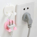 Home Use Attached Racks Finishing Plug Holder Sticky Hooks Storage