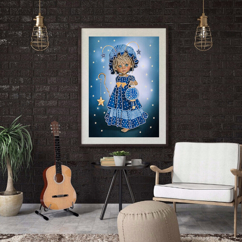 Diamond Painting Kit Girl Elf Sprite 5D Partial Special Rhinestone Picture