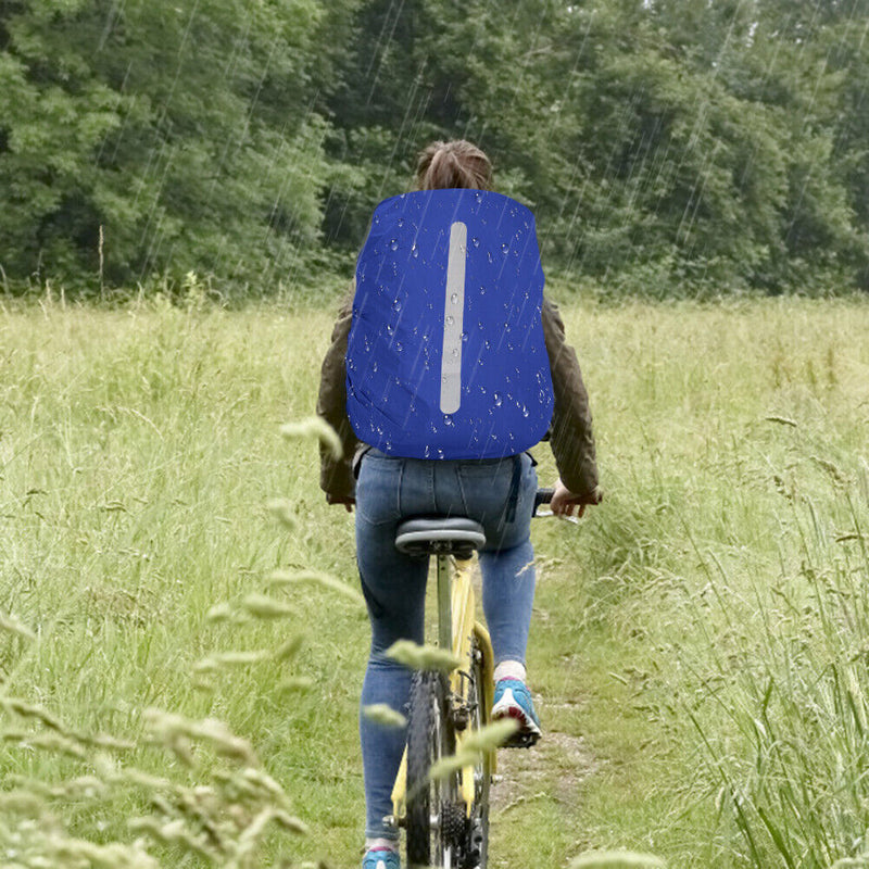 Reflective Waterproof Backpack Rain Cover Outdoor Sport Cycling Safety Rainco