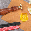Sealing Stamp Head Brass Sunflower Pattern Replace Stamps Head Craft Supplies