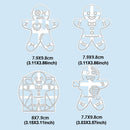 Biscuit Mold Cookie Embosser Mold Halloween Christmas Vitruvian Happy Zombie