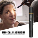 Aluminum Alloy LED Double-sided Light Souce Medical Pen Shape Flashlight Newly