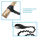 Elastic Kayak Paddle Leash Adjustable Paddle Strap (Orange)