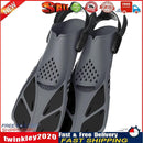 Diving Swimming Fins Adults Water Sport Training Foot Flippers (Black S/M) Newly
