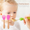 Baby Wooden Silicone Feeding Spoon Toddlers BPA-free Tableware (8) Newly