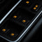 Luminous Car Door Window Lift Button Stickers Decals Car Styling (Orange)