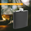 8oz Portable Mini Matte Stainless Steel Hip Flask Flagon Outdoor Drinkware