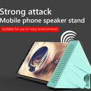 4Pcs Mobile Phone Sound Amplifier Speaker Stand Phone Holder Support