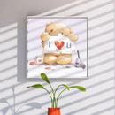 Love Bear DIY Diamond Painting Kits Full Round Drill Art Decor 30x30cm (CK059)