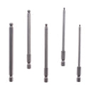 5pcs Magnetic Steel Ball End Hexagon Head Hex Screwdriver Bits Drill Sets