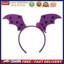 Bat Wings Headdress Non Slip Women Girl Hair Band for Halloween Party (Purple)