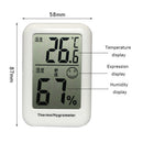 Electric Digital Temperature Humidity Meter Thermometer Hygrometer (White)