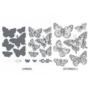 Silicone Butterfly Seal DIY Stamping Scrapbook Paper Cut Album Tool (C) Newly