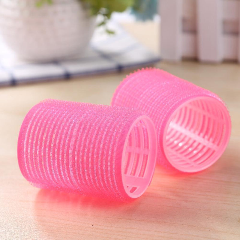 12pcs Self Grip Hair Rollers Hairdressing Home Use DIY Hair Curlers (44mm) Newly
