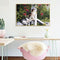 Frameless Oil Painting Picture By Number Cats On the Railing Hand Painted Craft