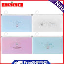 4pcs Portable Ziplock Bags Zipper Dustproof Waterproof Masks Holder Folder Bag
