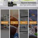 Thermometer LCD Temperature Meter Refrigerator Aquarium Monitor (Black) Newly