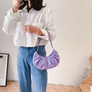 Shoulder Armpit Bags Pleated Elegant Cloud Handbags Women Travel Totes Clutch