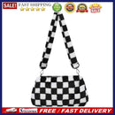 Fashion Plush Shoulder Bag Heart Print Underarm Bags Women Casual Purse Handbags