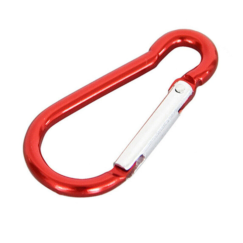 10pcs Spring Aluminum Backpack Carabiner Hiking Camping Hang Holder Clip Buck