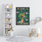 Oil Paint By Numbers Butterfly Flower Frameless Picture Craft Kit for Bedroom