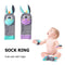 10x Baby Rattle Ring Socks Soft Newborn Cute Infant Foot Finder Toys (005)