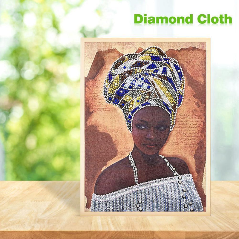 5D DIY Special Shaped Diamond Painting Woman Embroidery Mosaic Kits Wall Decor