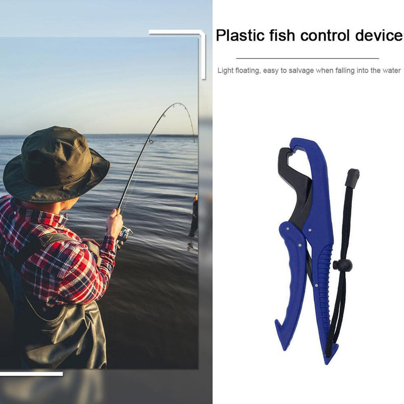 6 inch Fish Lip Controller Grip Holder Clamp Fishing Gripper Tools (Blue)
