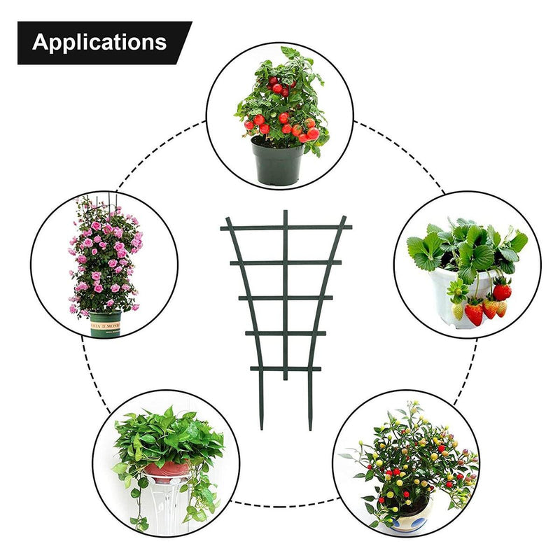 Climbing Vine Rack Plant Potted Support Frame Flower Vegetables Bracket Garden: