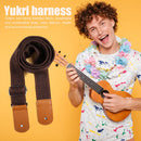 Guitar Strap Anti Slip Bass Ukulele Shoulder Belt Musical Parts (Coffee) Newly