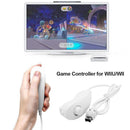 Remote Control Joypad Replacement for Wii Wii U Nunchuk Controller (White) Newly