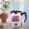 Stainless Steel Self Stirring Mug Auto Electric Coffee Mixing Cup (Pink)