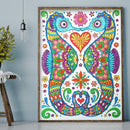 5D DIY Diamond Painting Hippo Partial Special Shape Drill Animal Picture Decor