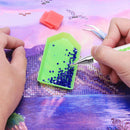 Dual Heads Dotting Wax Pen Point Drill Picker Nail Art Studs Dotter DIY Tools