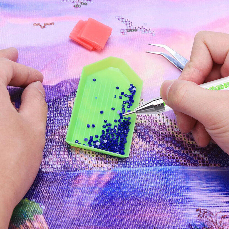 Dual Heads Dotting Wax Pen Point Drill Picker Nail Art Studs Dotter DIY Tools